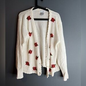 VJ petites | Vintage holiday cardigan
